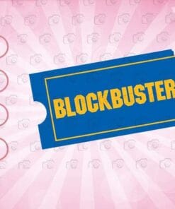 Blockbuster Be Kind Rewind, Movie Rental Vintage , Hip Hop, Blockbuster LLC, Blockbuster Logo, Layered SVG, DXF, PNG, EPS