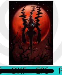 Blood Moon Darkrai , Halloween 2021, Halloween, 2021 Halloween, Halloween Theme, Cute Halloween, Funny Halloween, Scary Halloween, Halloween gift, Customizable PNG
