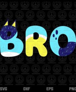 Bluey-Dad-Mum Love Father's Day T-Shirt Customizable Layered Svg, Svg Eps Png Dxf