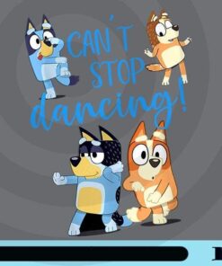 Bluey Dad Png, Cant Stop Dancing Png, Bluey Family Customizable Png