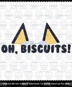 Bluey Oh Biscuits, Mum Dad Cartoon, Mother's Father's Day, Bandit Heeler, Customizable Layered Svg, Png, Dxf, Eps