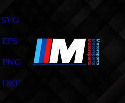 B.M.W. M- Motorsports, B.M.W Logo, New 2020 Logo, Bayerische Motoren Werke, Luxury Car, Car Lovers, Layered Svg Eps Png Dxf