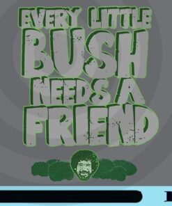 Bob Ross, Every Little Bush Needs A Friend Men's Licensed, Funny Patrick Day, Painter, Love Painting, Customizable Png