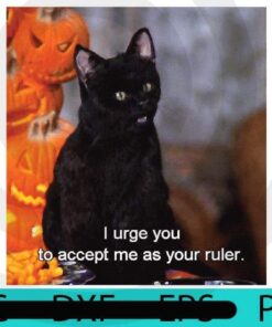 Bow to Salem, Halloween 2021, Black Cat, Cat lover, Halloween, Halloween Theme, Halloween Gift, 2021 Halloween, Cute Funny Cat, Customizable PNG