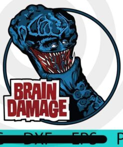 Brain Damage, Halloween, Halloween 2021, 2021 Halloween, Halloween Theme, Halloween Gift, Scary Art, Funny Art, Cute Awesome Art, Customizable PNG