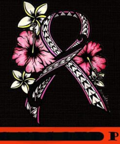 Breast Cancer Awareness flower Ribbon , Breast Cancer Awareness Month, Pink Ribbon For Breast Cancer Awareness, Women Health Care Support, Woman Wore Pink Customizable PNG