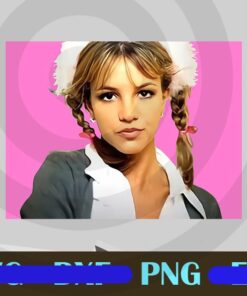 Britney Spears Changes Baby One More Time, Breast cancer awareness, Pink Ribbon, Women Fight, Never Give Up, Customizable PNG