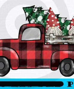 buffalo plaid christmas gnomies, Happy Christmas X-mas, Christmas Day, Christmas Gift, Customizable PNG