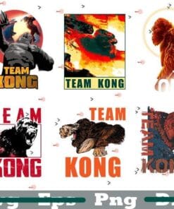 Bundle Kong Arts, King Kong, Kong Lovers, Kong vs Godzilla, Team Kong, movie,Bundle 6 Png Design