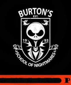 Burton's School of Nightmares Travel , The Nightmare Before Christmas, Halloween Disney Film, Halloween 2021, Scary Film, Customizable PNG