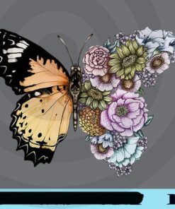 Butterfly, Flowers, Flower Wing, Love Butterfly, Beauty And Purity With Innocence insect Customizable Png