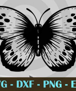 Butterfly, Insect, Insecta, Animal Lovers, Customizable Layered Svg, Svg Eps Png Dxf