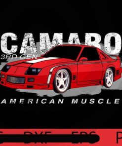 Camaro 3rd Gen, American Muscle, Camaro Fans, Car Lover, Gift for men woman Customizable PNG