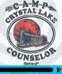 CAMP CRYSTAL LAKE COUNSELOR FRIDAY THE 13TH, Happy Halloween Day 2021, Horror Movie Horror Film, Halloween Movie, Scary Movie Customizable PNG