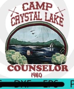 Camp Crystal Lake counselor , Halloween 2021, Halloween, Funny, 2021 Halloween, Halloween Theme, Halloween Art, Cute, Scary, for man woman kid, Customizable PNG