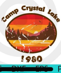 Camp Crystal Lake, Halloween, Halloween Theme, Halloween Art, Halloween 2021, 2021 Halloween, Halloween Gift, Scary Cute Awesome Funny Art, Customizable PNG