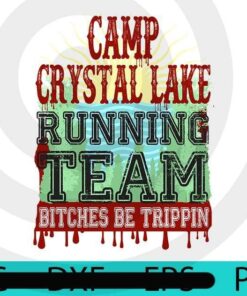 Camp Crystal Lake Running team, Halloween 2021, Halloween, Funny, Cute, Scary, 2021 Halloween, Halloween Theme, Halloween Art, Gift for man woman kid, Customizable PNG