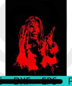 CARRIE Graphic, Halloween 2021 art, Halloween, Halloween Theme, Scary Halloween Gift, Customizable PNG