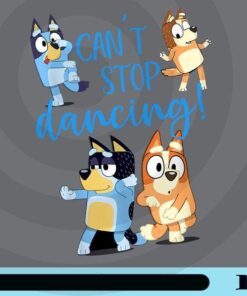 Cartoon Bluey Dad Png, Cant Stop Dancing Png, Bluey Family Customizable Png