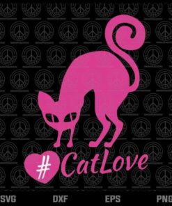 Cat Love 2020 Svg, Handmade 2020 Svg, Funny Svg, Cute Animal svg, Customizable Layered Svg, Svg Eps Png Dxf