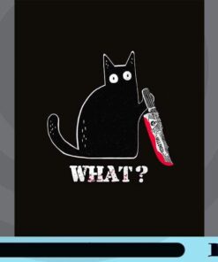 Cat What Murderous, 2021 Halloween T-shirt, 2021 halloween cat Art, cute cat 2021 halloween gift, halloween theme, Customizable PNG