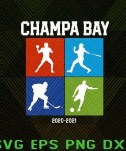 Champa Bay, Football, Soccer, Golf, Baseball, Sport Lovers Layered Svg Eps Png Dxf