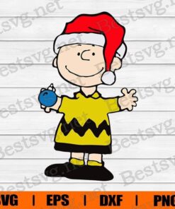 Charlie Brown, Charlie Brown Christmas, Snoopy Christmas, Snoopy Cartoon, Disney Cartoon, Layered SVG, DXF, PNG, EPS