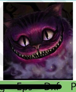 Cheshire Cat, 2021 Halloween Quotes, Halloween Theme, Funny Halloween saying Customizable PNG