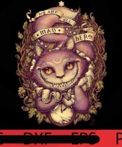 CHESHIRE CAT Relaxed, Cat lover, Halloween 2021, 2021 Halloween, Halloween Theme, Halloween, Scary Halloween, Funny Art, Awesome gift, Customizable PNG
