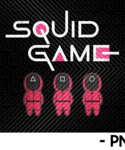 Chibi Squid Korean Game Tee Drama K-Drama Horror Movies Halloween The Korean and international games trending art Customizable PNG