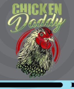 Chicken Daddy, Chicken Farmer - Posters and Art Prints, Chicken Posters, Customizable Png