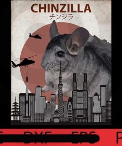 Chinzilla - Giant Chinchilla, Halloween 2021, Halloween, Halloween Theme, Halloween Art, 2021 Halloween, Halloween Gift, Man woman gift, Customizable PNG
