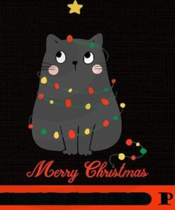 christmas cat, Happy Christmas X-mas, Christmas Day, Christmas Gift, Customizable PNG