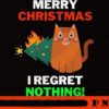 Christmas Cat Pajama Premium, Merry Christmas, Christmas Cat, Christmas Day Customizable PNG