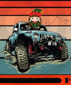 Christmas Elf Riding Monster Truck Funny design for all xmas lovers, Happy Christmas Christmas Truck X-mas, Christmas Day, Cute Christmas Gift, Customizable PNG