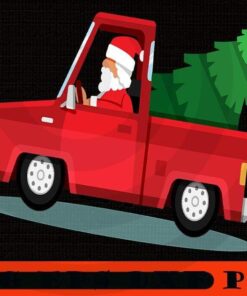 christmas elf riding monster truck, Happy Christmas Christmas Truck X-mas, Christmas Day, Cute Christmas Gift, Customizable PNG
