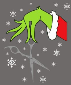 Christmas, Grinches Lover, Hairdresser , Hust Hair, Snow, Grinch Lover, Merry Christmas Svg Eps Png Dxf