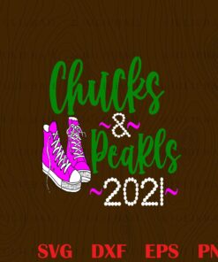 Chucks And Pearls 2021, Converse Chuck Taylor, Pearl Necklaces, Inauguration 2021, Harris, Kamala Harris, Vice President, Presidental Election 2020 , politics, Layered SVG, DXF, PNG, EPS