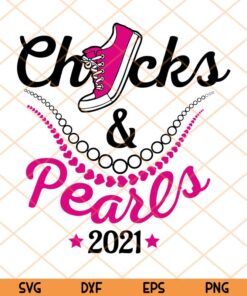 Chucks and pearls 2021 Trending Customizable Layered Svg, Svg Eps Png Dxf