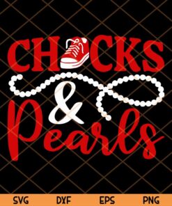 chucks and pearls Trending Customizable Layered Svg, Svg Eps Png Dxf