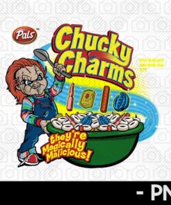Chucky Charms Retro Comedy Halloween Customizable PNG
