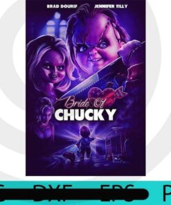 Chucky's bride, Halloween 2021, Halloween, 2021 Halloween, Halloween Theme, Cute Funny Scary Halloween, man woman Children gift, Customizable PNG