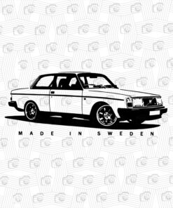 Classic volvo 242 244 fans, Made in Sweden, Swedish Car, The Volvo 200 Series, Car Lovers Layered Svg, Svg Eps Png Dxf