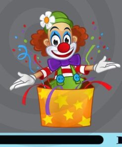Clown,Lustiges Karneval Clown in Kiste Kostüm Faschings, Funny Carnival, Clown in Kiste Costume Faschings, Gift for Kid Customizable PNG