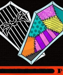 Coffin Heart Classic , The Nightmare Before Christmas, Halloween 2021, Disney Film, Customizable PNG