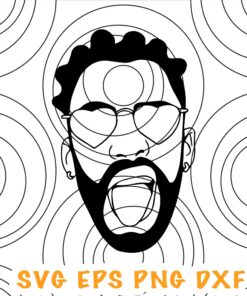 Cool Bad Bunny, Yo Hago Lo Que Me Da La Gana, I Do Whatever I Want, Rapper And Singer, Bad Bunny Fans , music, SVG PNG DXF, EPS, PDF