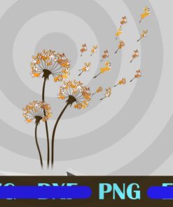 Corgi Flower Fly Dandelion Funny Dog Lover, Corrgi Dandelion, Cute Corgi, Funny Animal Lovers, Customizable PNG