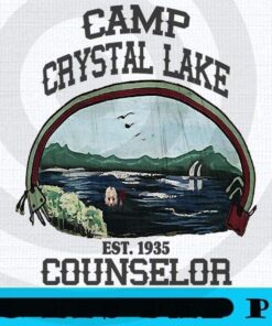 Crystal Lake Camp Counselor, Horror Movie, Horror Film, 2021 Halloween, Halloween Day, Scary Halloween Movie Art Gift Customizable PNG