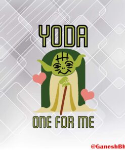 Cute Baby Yoda, Star Wars, One For Me Cute, Valentine's Day, Valentine Gift, Yoda Lovers layered Svg, Svg Eps Png Dxf