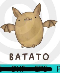 Cute Batato, Halloween, Halloween 2021, 2021 Halloween, Halloween Theme, Halloween Gift, Scary Art, Funny Art, Cute Awesome Art, Customizable PNG